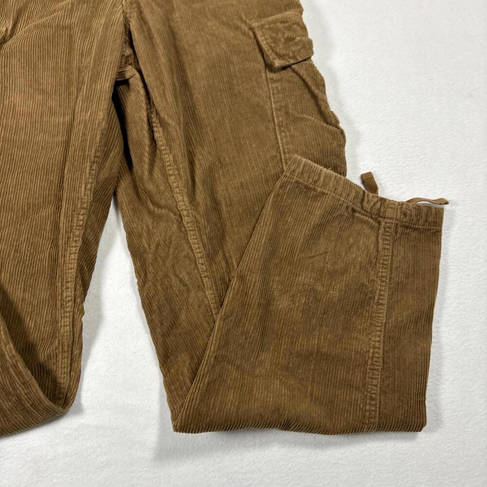 Vans Mens Pants 31 Brown Corduroy Service Cargo Loose Tapered Fit Baggy Y2K - Picture 4 of 16